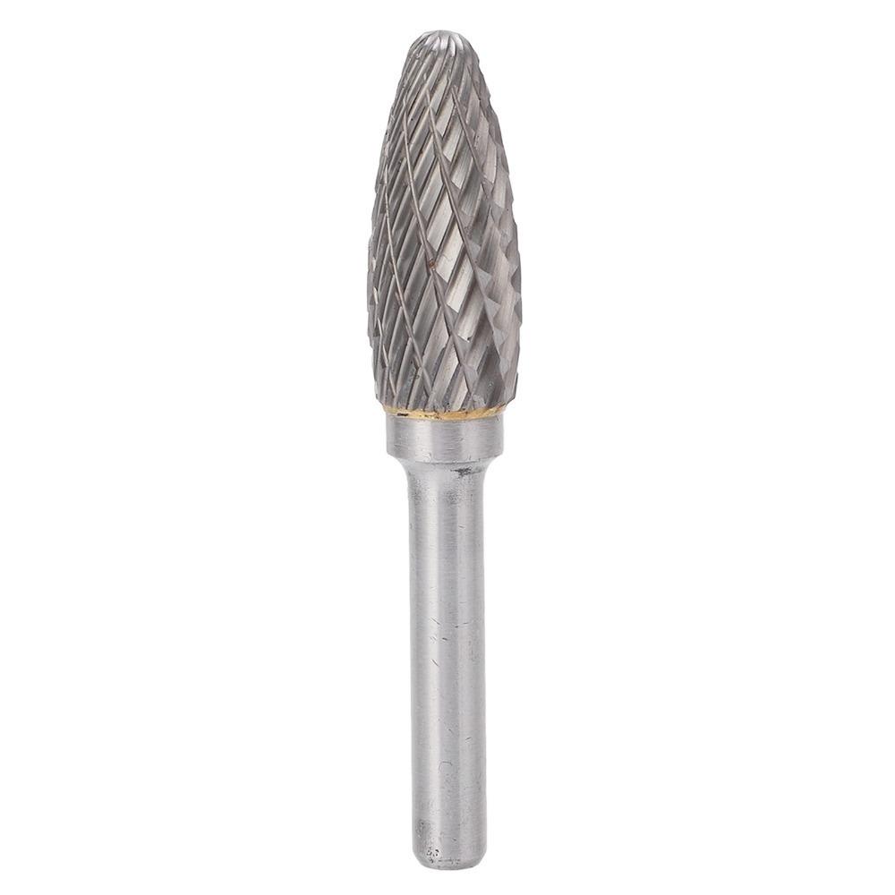 Double Cut Burr Rotary File Tree Shape Carbide Rotary Burr Tree Shape Burr Chassis Metal Polishing