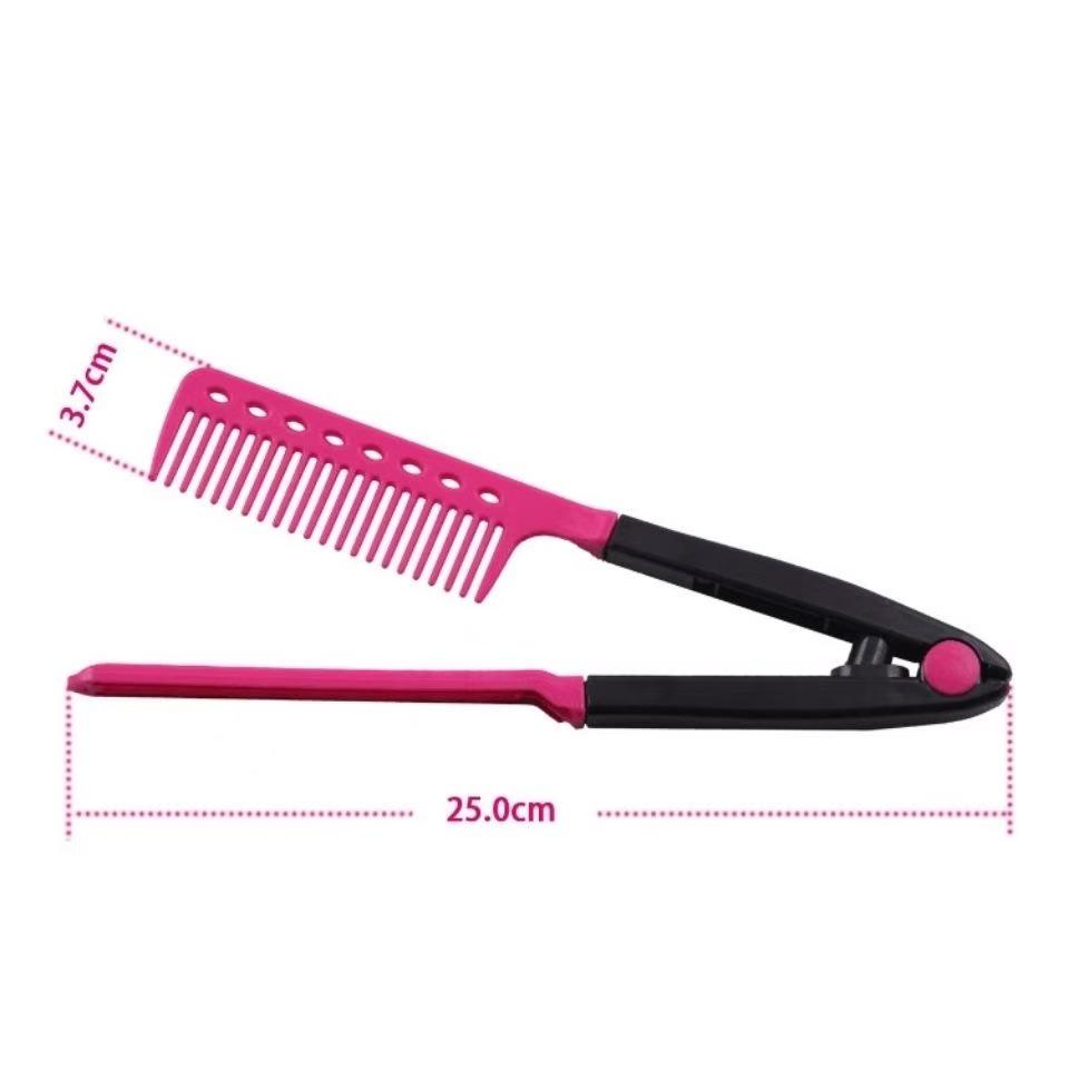 

V-Shaped Korean Minimalist Straightening Comb for Hair Salons and Barbers.