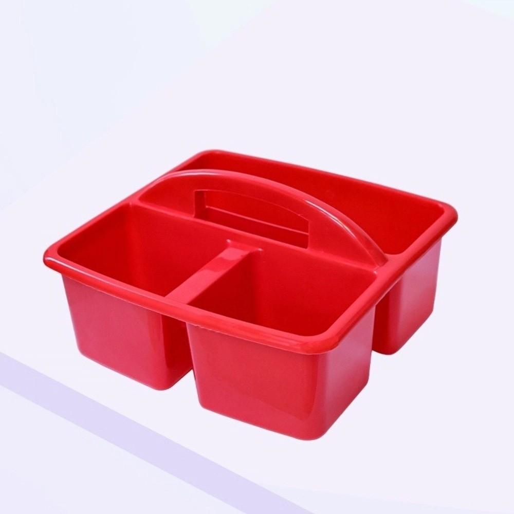 6Pcs/Set Stackable Stationary Storage Basket with Handles Desktop Storage Box  Pen