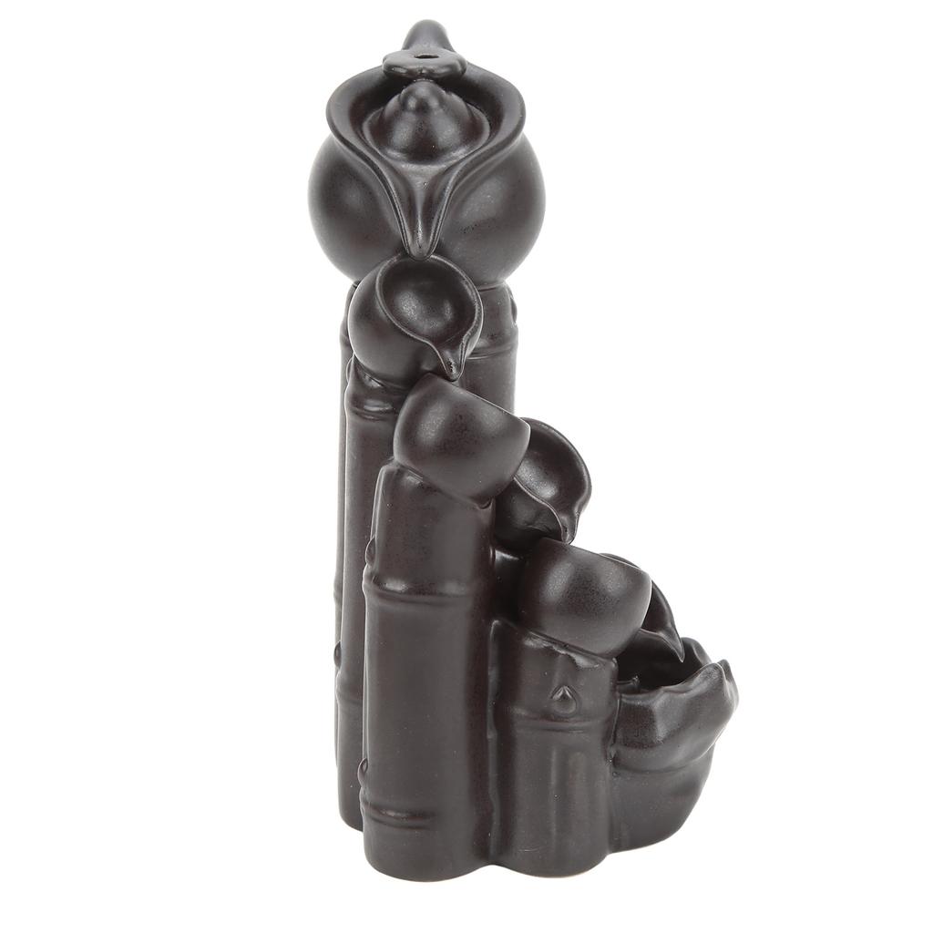 Waterfall Incense Burner Teapot Design Serene Ambience Relieve Anxiety Aid Sleeping Widely Used Backflow Incense Burner
