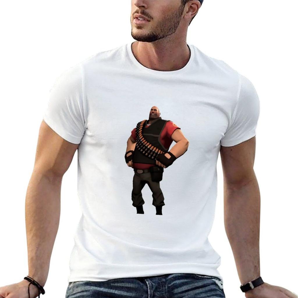 Demoman Tf2 Soldier Classics Tshirt Tshirt Basic Plain Short Sleeve Crew Neck Tee