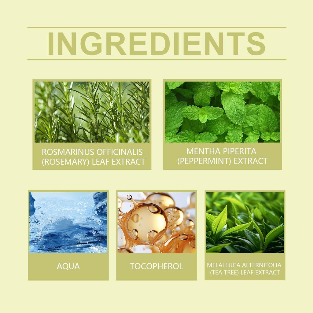 Hoegoa Rosemary Hair Care Spray 100ml Nourishes Hair / Smooths and Conditions / Repairs Damaged Hair / Regulates Scalp Oil Secretion/Oil control