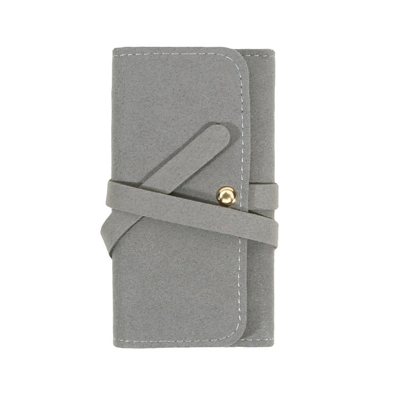 Fashion Women Leather Travel Jewelry Organizer Bag Portable Compact Case for Necklace Earring Ring Storage