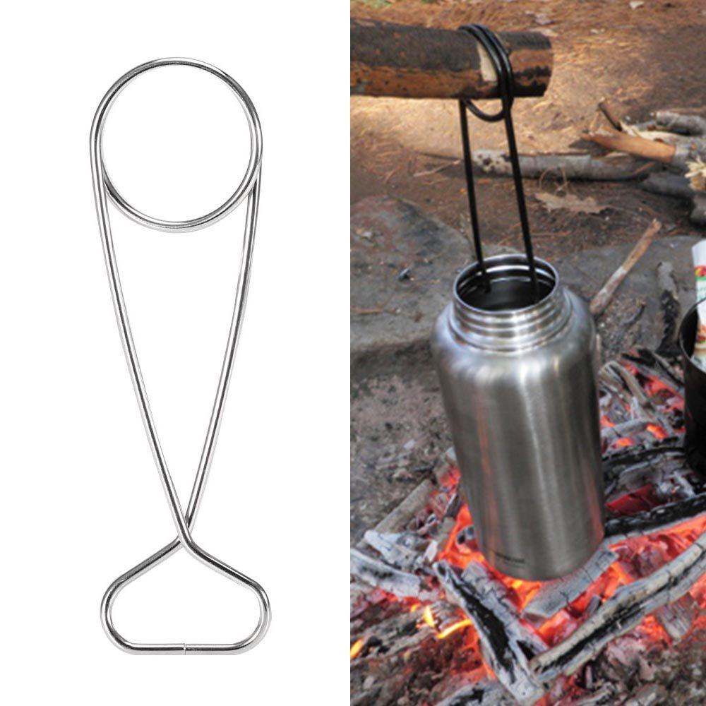 

Carp Fishing Mouth Spreader Camping Outdoor Fishing Tackle Pot Bottle Hanger Hanging Tool Opener серебряный