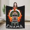 Chama Poatan Alex Pereira Fashion Blanket Cover Fighting Boxing Flannel Throw Fashion Blankets Home Couch Lightweight Bedspreads Multifuncti
