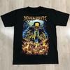 2025 Megadeth Heavy Metal ROCK BAND Αμερικανικό RETRO Κοντομάνικο Άνδρες και Γυναίκες Vintage High Street Μάρκα Μόδας Ins Y2k Hot Sell