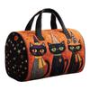 Women's Large Casual Printed Yoga Bag for Travel, Halloween Christmas Handbag