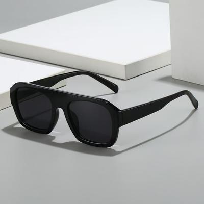New Fashion Woman Eyeglasses Luxury Brand Square Sunglasses Ladies Vintage Oversized Sun Glasses Female Big Frame UV400 Shades