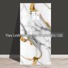 Waterproof Marble Imitation Tile Wall Sticker for Kitchen Renovation - Oil & Moisture Resistant, Self-Adhesive Decor.