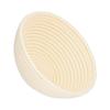 Washable Bread Fermentation Basket Innovative Shape Baking Basket for Kitchen Home Bakery Beige Rond 20x8cm