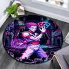 Hisoka Pattern Round rug,Carpet Rug for Living Room Bedroom Playroom ,Non-slip Floor Mat,Holiday Gifts and Birthday Gifts.