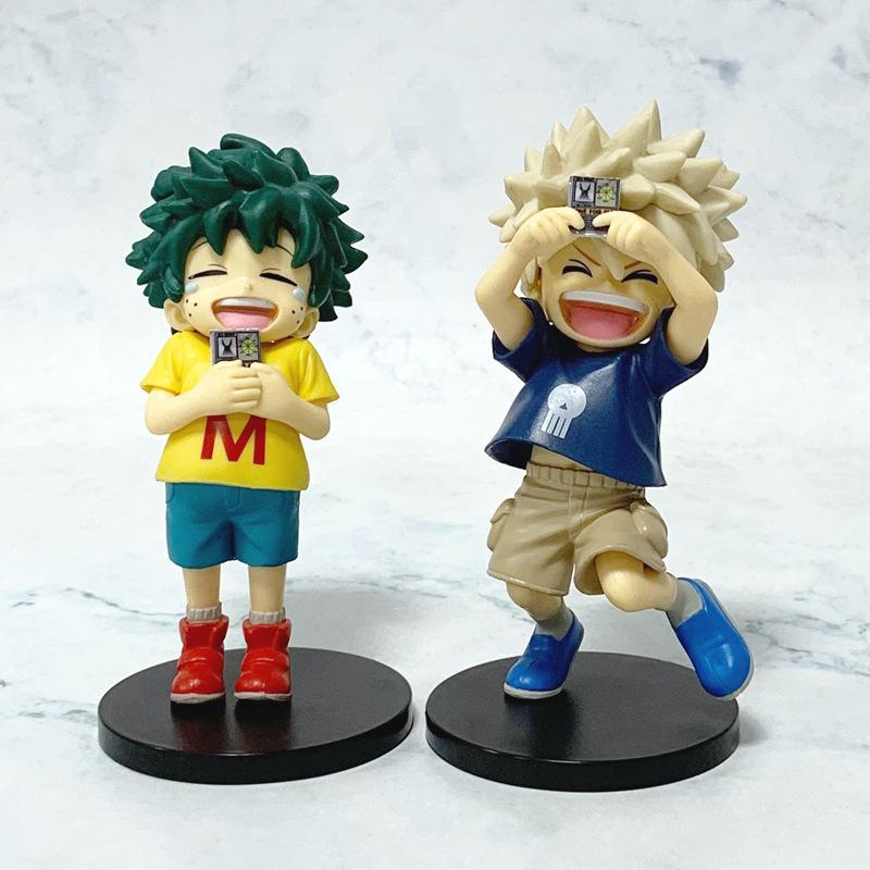 In Stock Gift My Hero Academia ChildhoodNew Arrival Izuku Midoriya  Childhood Katsuki Bakugo Figure Model Decoration Doll