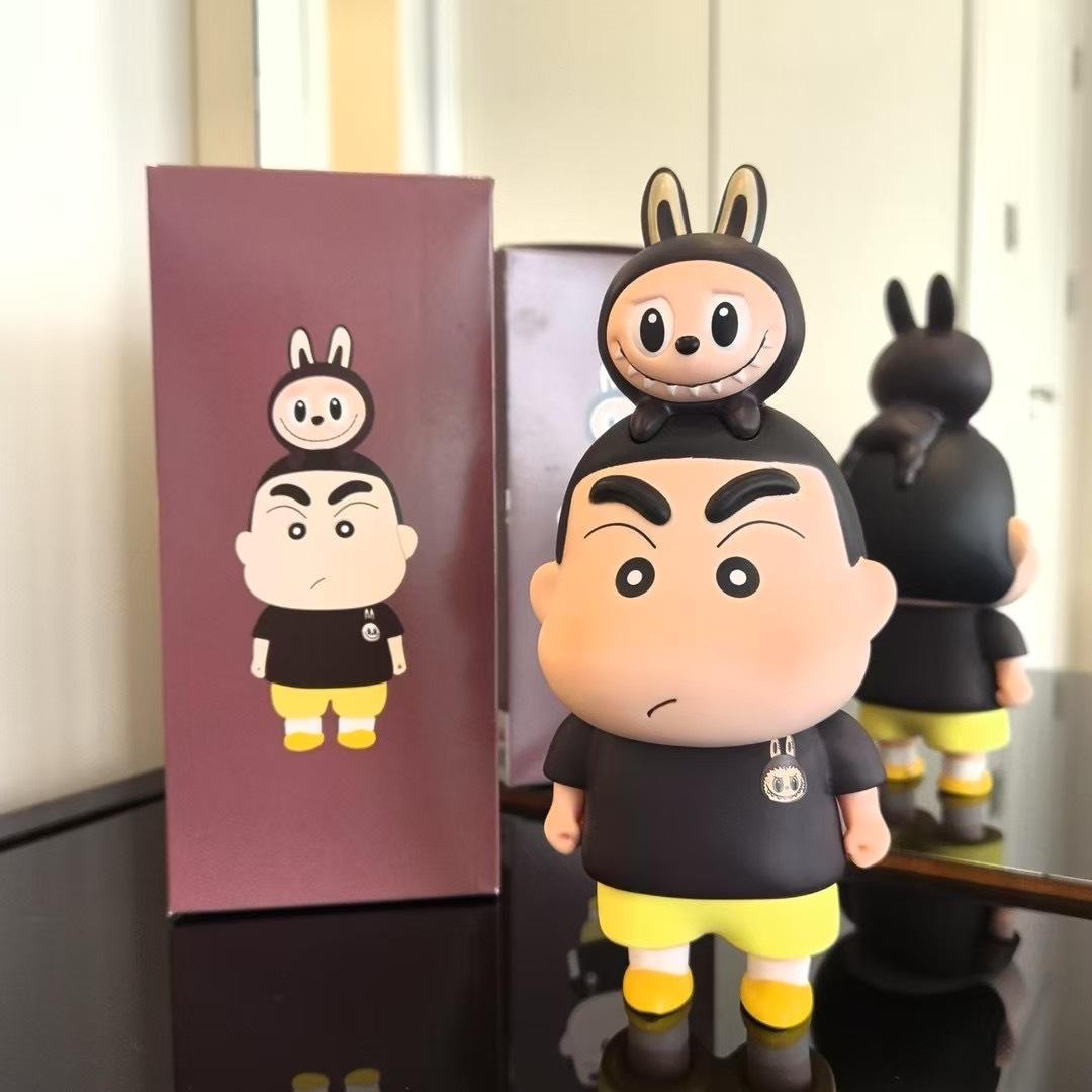 

Anime Peripherals 1:1 Crayon Xiaoxin, Pikachu, Snorlax, Geng Gui, Little Fire Dragon, Mario Boxed Figure