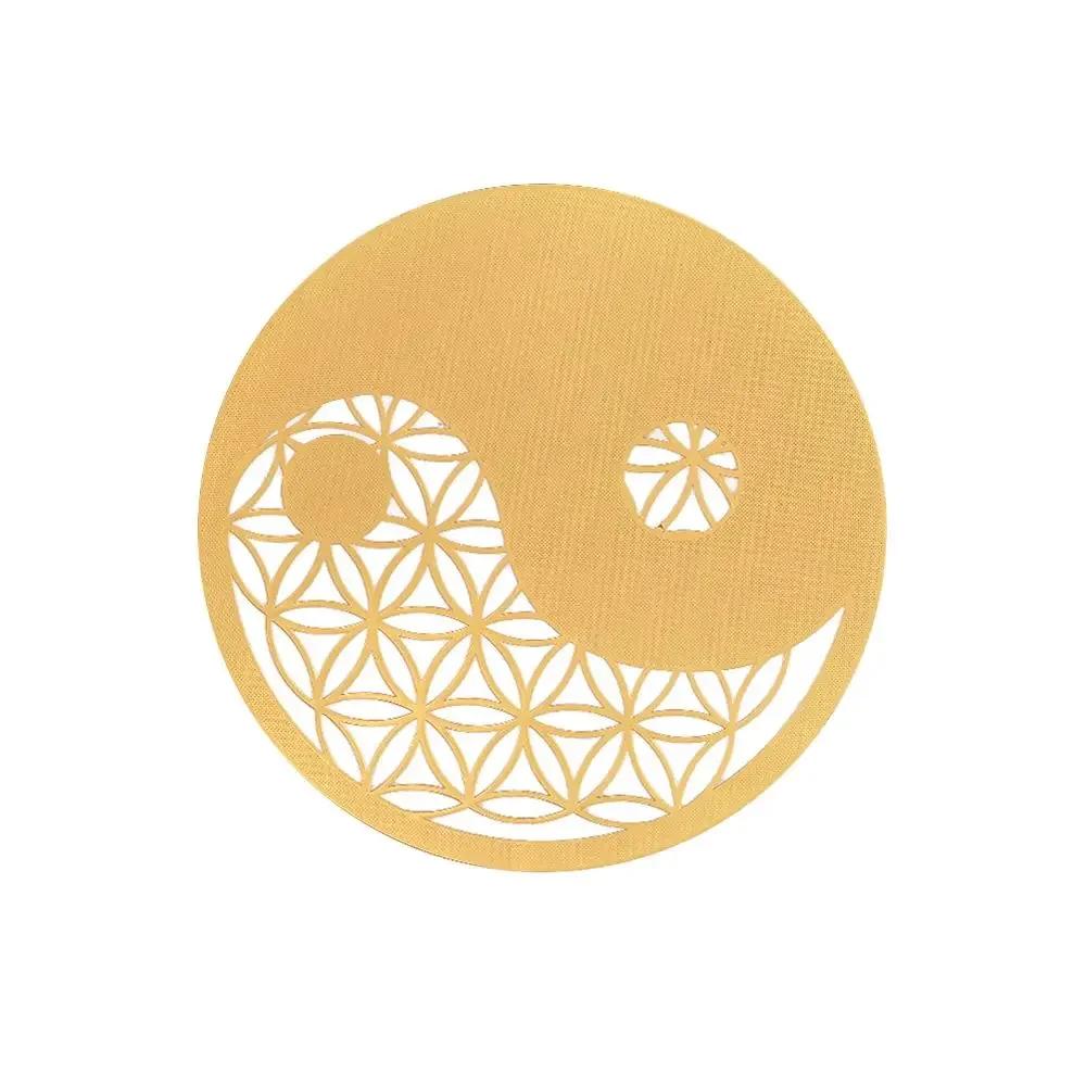 Material Epoxidharz Kunsthandwerk Goldfarbe zum Herstellen von Gussformen Metall Kupfer Aufkleber Heiliger Geometrie Aufkleber Energieaufkleber