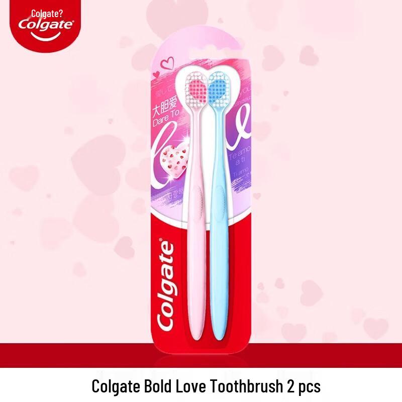 Colgate Super Dense Fluffy Silk Charcoal Toothbrush - Double Pack