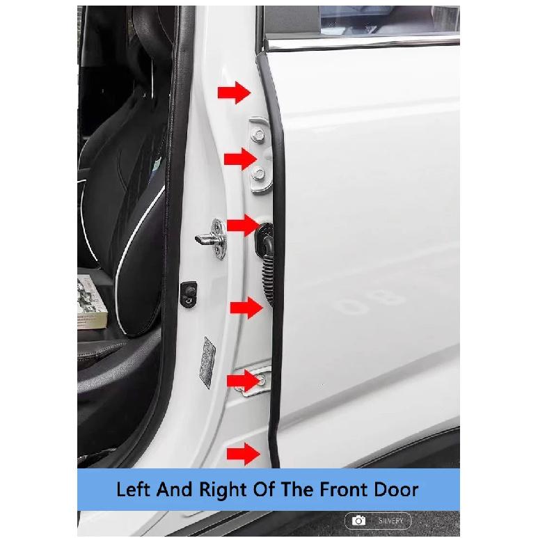 Car Door Seal Strip Rubber B Pillar Anti-Noise Dustproof For Toyota RAV4 Camry Corolla Harrier Venza Cross Frontlander CHR IZOA