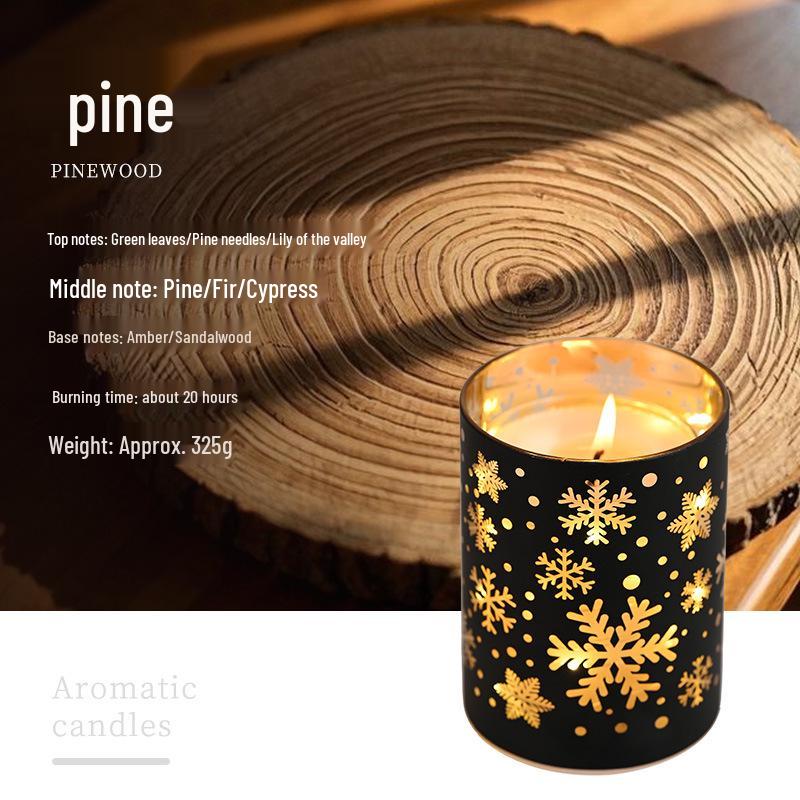 LED Aromatherapy Candle Night Light: Christmas Atmosphere Fragrance Ornaments