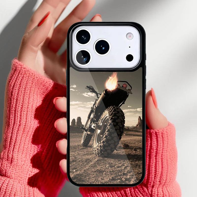 

Moto Motorcycle Phone Case for iPhone 17 Air 16e 15 14 13 Pro Max Back Cover for 12 11 Pro Coque iPhone 11 Pro