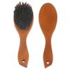Natürliche Wildschweinborsten Bürste Kamm Antistatisch Oval Friseur Haarstyling Kamm Holz Damen Haarbürste