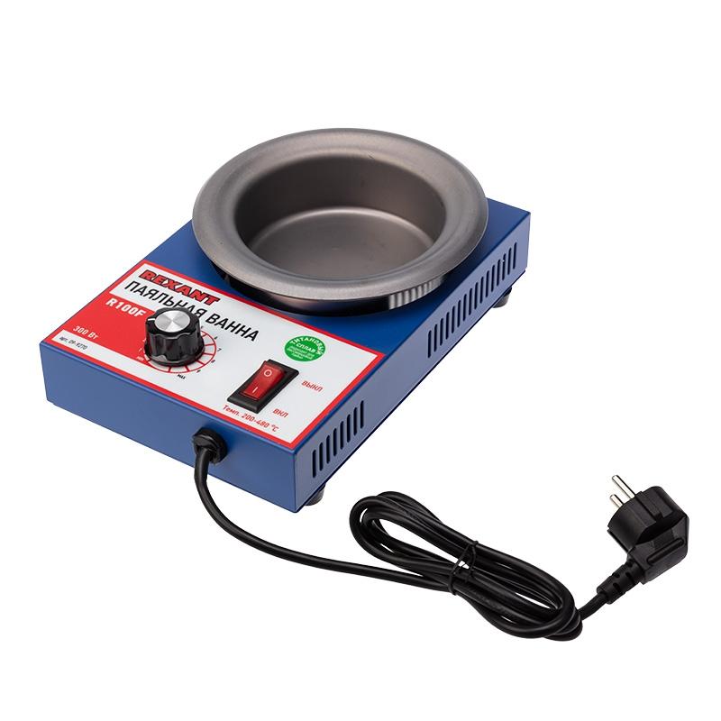 

Паяльная ванна Rexant R100f 300 Вт 100 мм 200-480 c Без свинца 09-9270