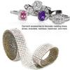 1m Strass Glasgewebe Band Eisen auf Aufnäher Brautkleid Schuhe Besatz (  Farbe)