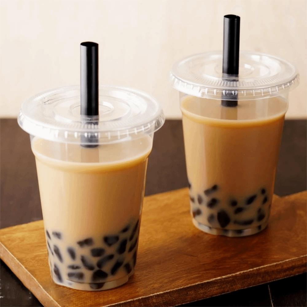 100PCS 1.1 MM Milkshake Straw Individual Packaging Bubble Tea Straw Practical Smoothies Straw  Party