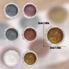 Spiegel-Nagelpuder, Funkelnd, Ultrafein, Nagelglitzer, Glitzerpuder, Metallpuder, Farbverlauf-Nagelpuder, Gold, Silber, Gelnägel, Nagelkunst, DIY,