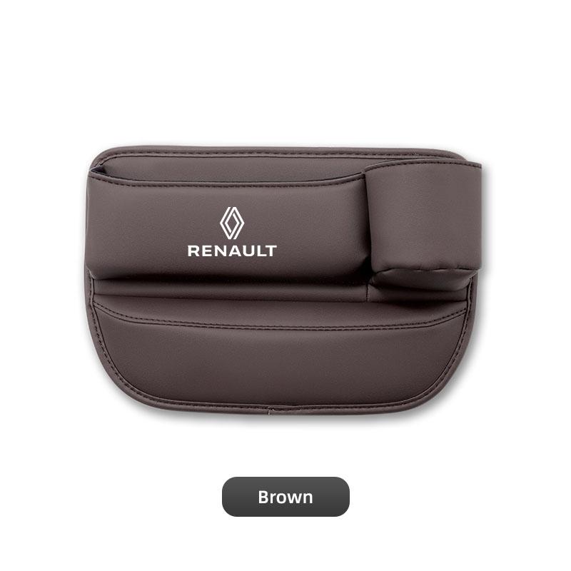 Pour Renault 2026 Nouveaux Enjoliveurs Boîte de Rangement Organiseur d'Espace de Siège Intérieur de Voiture Avec Porte-Gobelet Pour Renault Clio Megane Espace QM6 ZOE