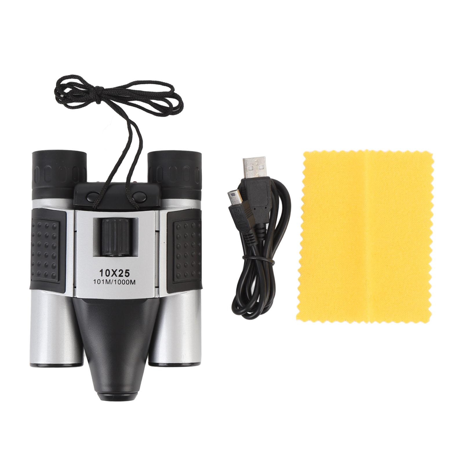 

10X25 Digital Zoom Binoculars with Camera Video Recording Card Reader Support 32GB HD Binoculars
