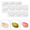 4 6 12-Cell Pistachios Design Silicone Chocolate Mold Food Grade Mousse Cake Mould Kitchen Bakeware Party Dessert Baking Tools
