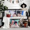 Anime The Summer Hikaru Died-D Pillow Case Silky Short Plush With Invisible Zipper Dustproof Sofa Cushion Cover For Home Decor