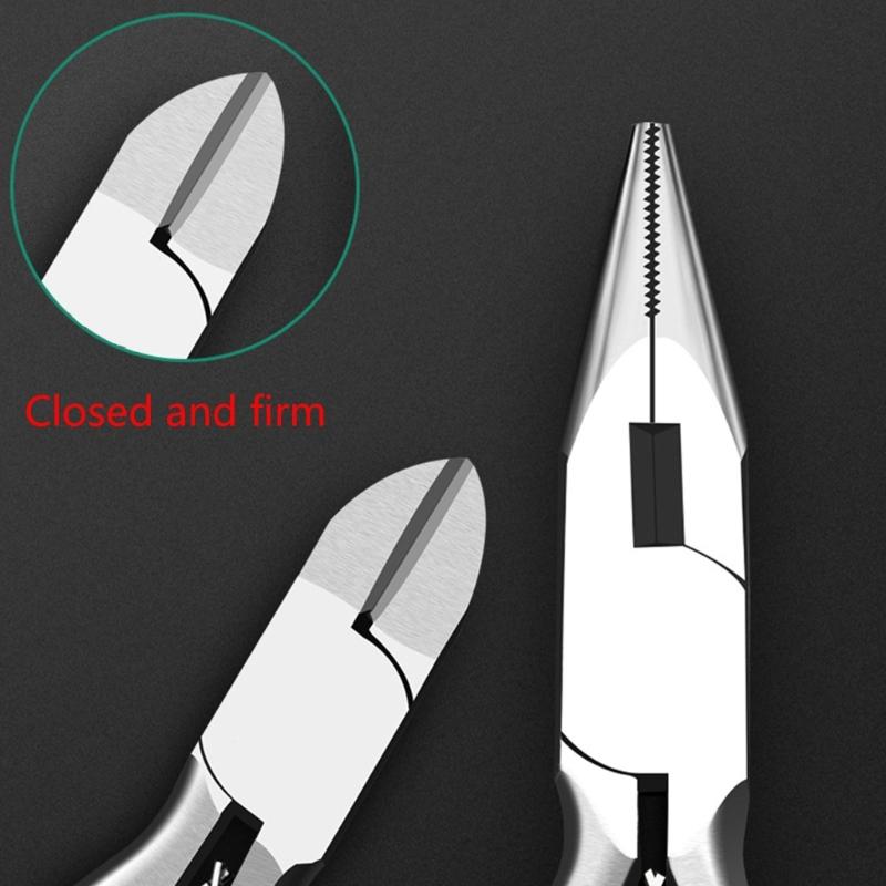 Mini Pliers, Long Nose, Bent Nose, Diagonal, End Cut, Linesmans, Needle Nose Pliers, 5'' Plier for Jewelry Making