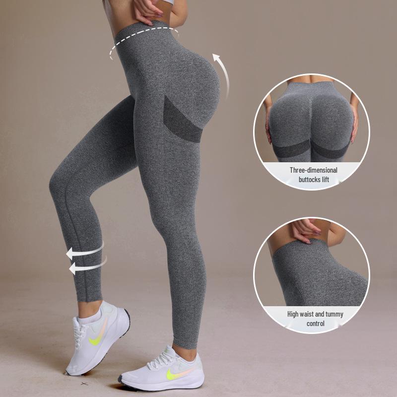 

Summer Seamless Butt-Lifting Yoga Leggings - Women s Fitness & Sports Pants Large