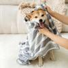 1PC Dog Bathrobe Oversized Thick-Added Absorbent Quick Drying Golden Shiba Cat Bath Towel Towel Used After Bath