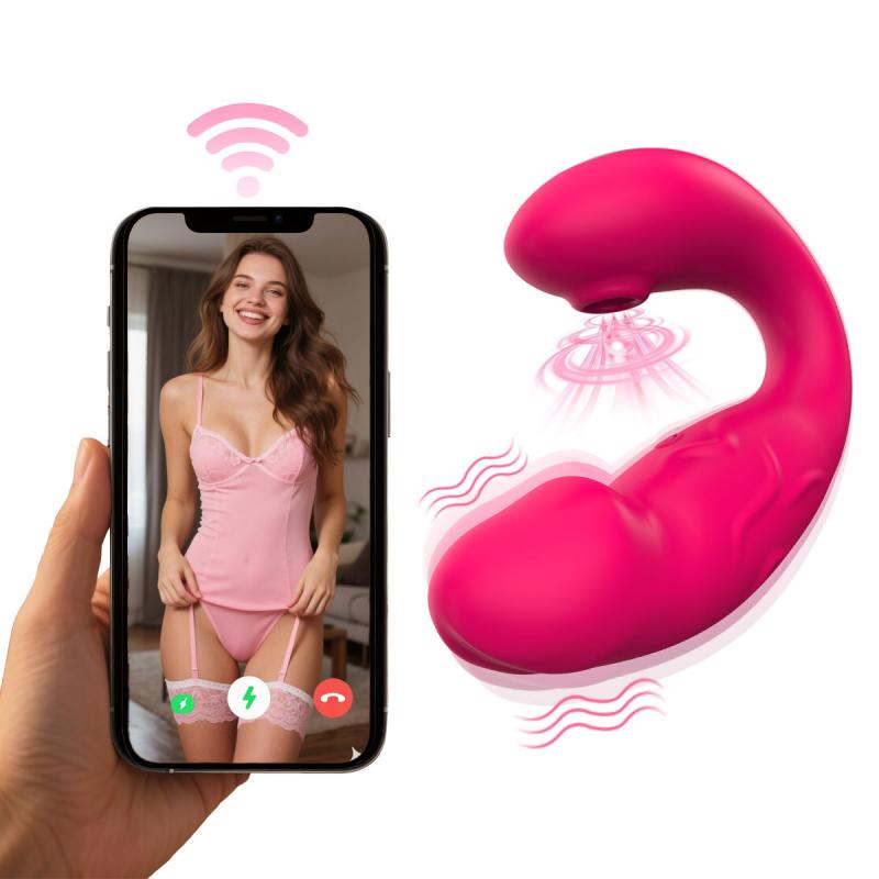 APP Remote Control Dual Vibration Wearable Toy G-Spot Stimulator Egg Quiet Suction Adult Sex Toy