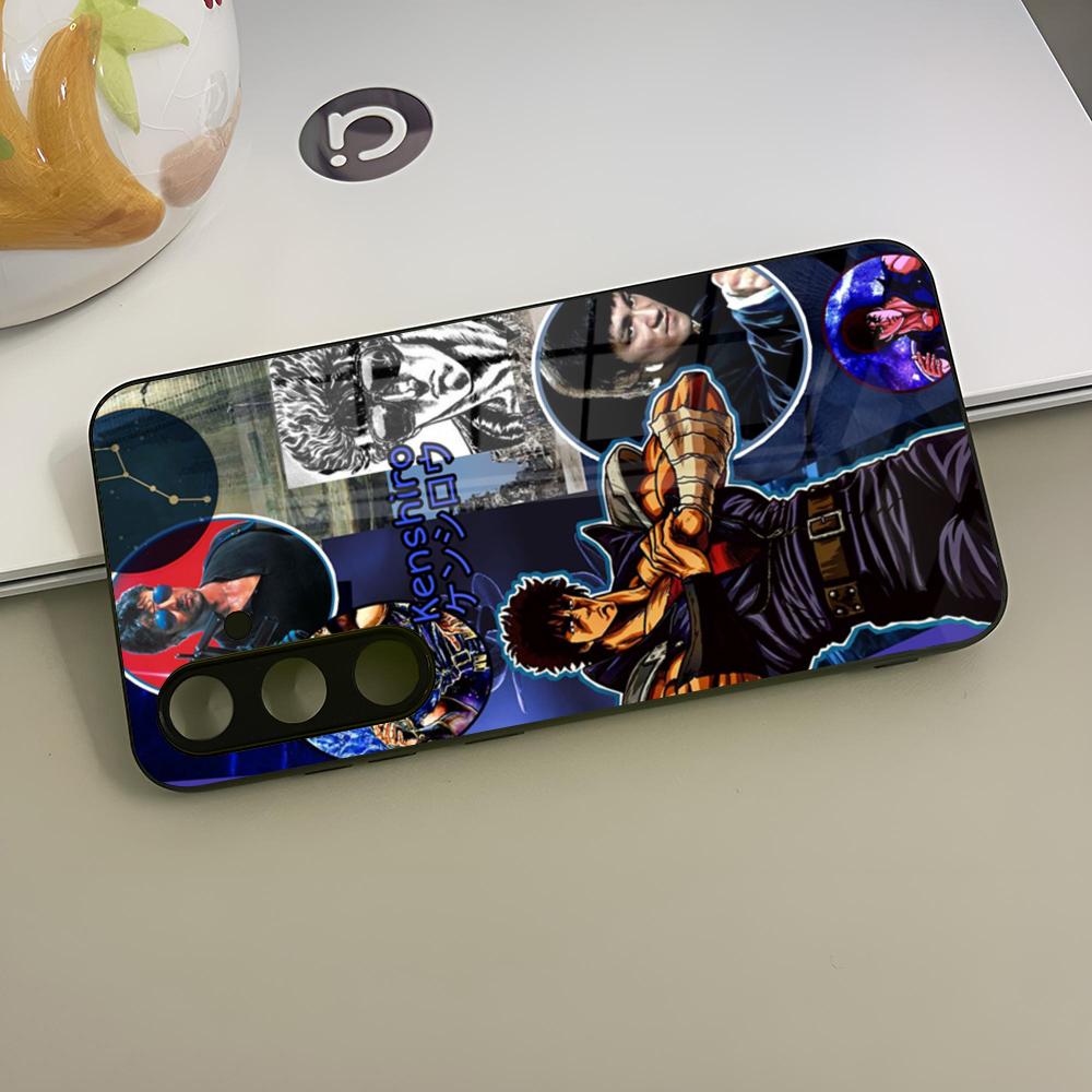

Hokuto No Ken Phone Case Glass For Samsung Galaxy S23 S25 S24 S21 S22 S20 Ultra Fe Plus Edge Cover Galaxy S22 Ultra 5G