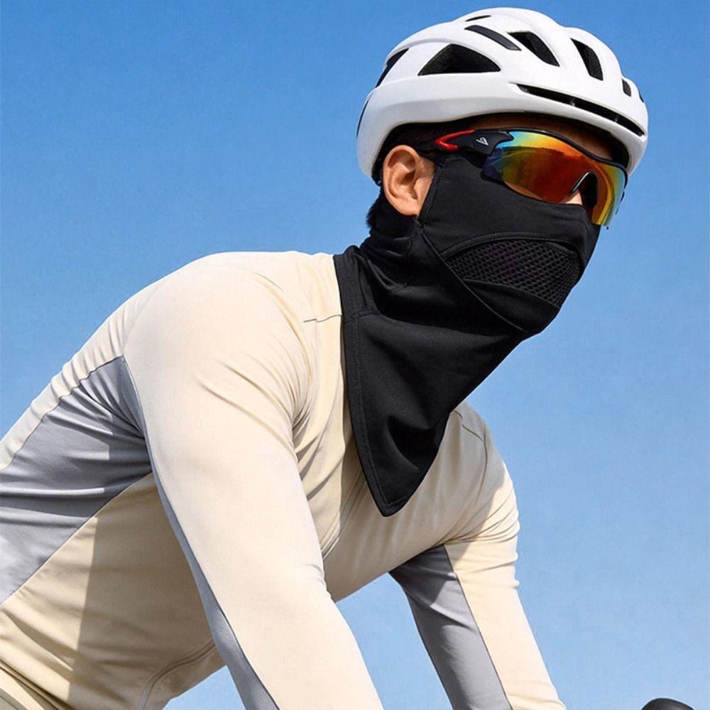 Breathable Sunscreen Mask Summer Face Gini Mask Adjustable Face Cover Hiking
