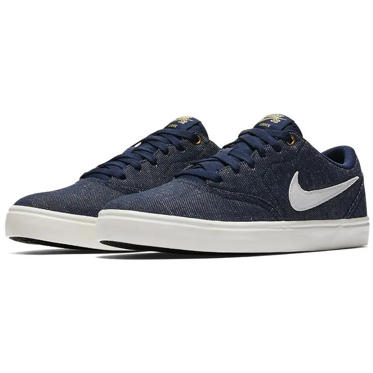 Nike SB Check Solar CNVS PRM Canvas Slip Resistant Cushioning Abrasion Resistant Lightweight (Unisex) Skate Shoes 844493 411