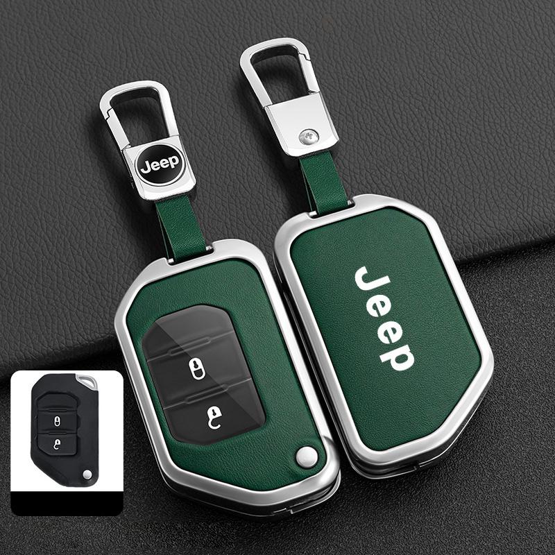 Car Remote Key Case Cover Protector Shell For Jeep Gladiator JT Sahara JLU Wrangler JL Rubicon 2018 2019 2 3 4 Button Flip Key