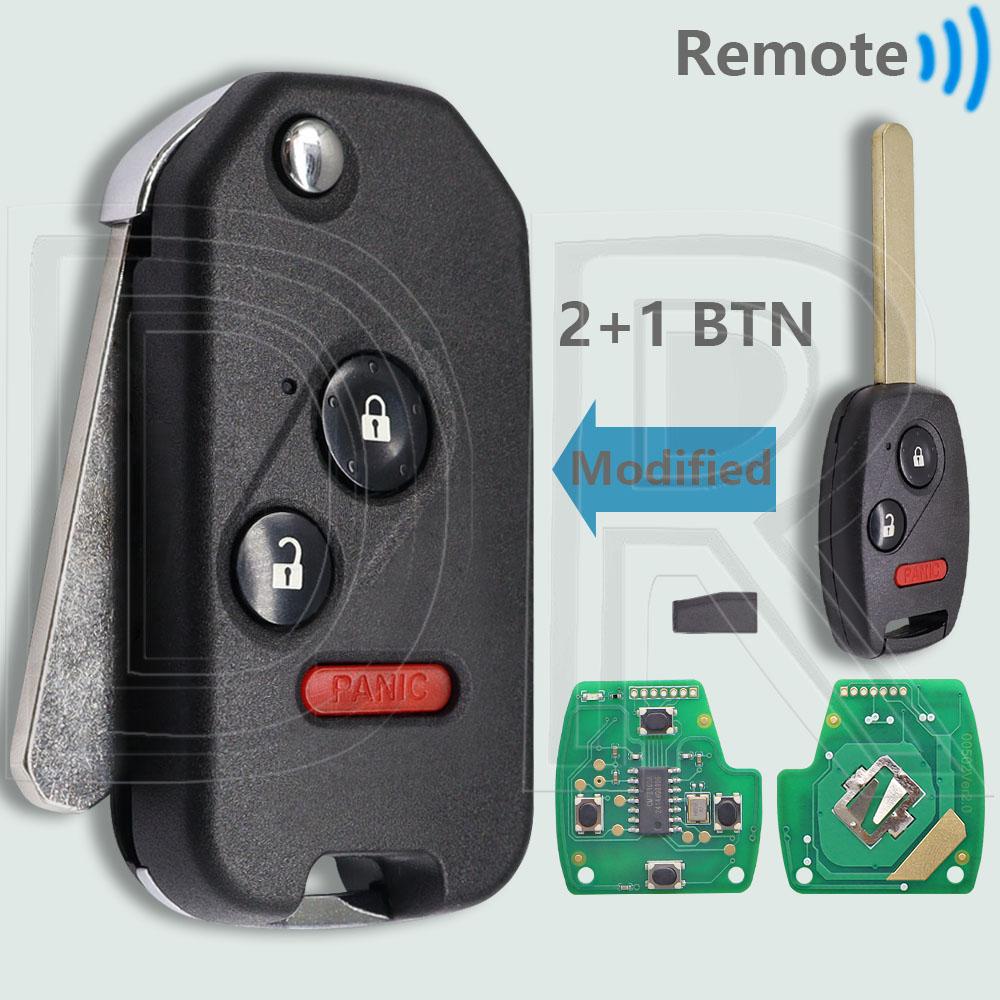 DR OUCG8D-380H/382H/384H-A ID46 PCF7936 313.8/315/433MHz Car Remote Key KR55WK49308 For Honda CIVIC Accord CR-V Pilot Odyssey