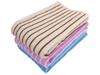 Daily Bath Towel BASIC Slim Stripe 3 Colors of Set 60 X 120 Cm Just the Right Volume Value Set (1 Each) 3-Piece AMZG-700B-3