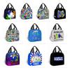 Rainbow Friends Cartoon-Stil Lunchtasche Dicke Aluminiumfolie Isoliert Picknicktasche