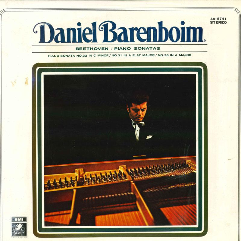 LP Record DANIEL BARENBOIM - Beethoven / Piano Sonatas AA8741 ANGLE Japan Classical Used