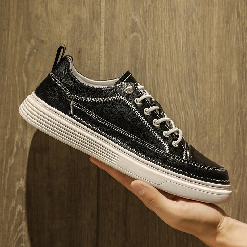 

Весенне-осенняя мужская обувь Весенние маленькие белые туфли Мужские 2025 Новые Мужские Повседневные Тренд Повседневные Кеды Белые Туфли 39