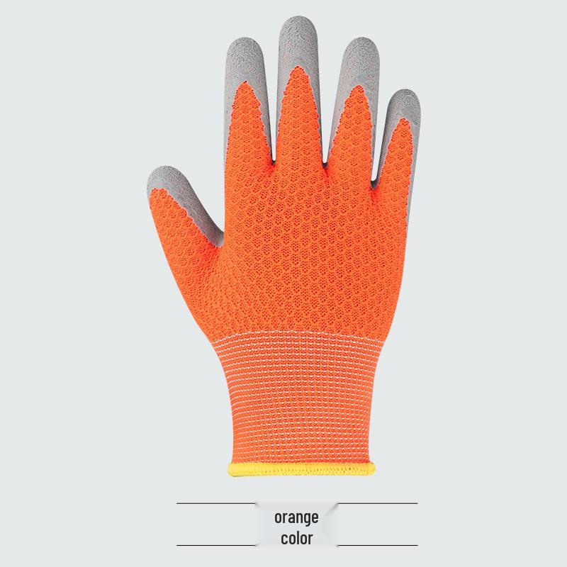 Children's Durable Nitrile Gardening Gloves for Safety and Non-Slip Grip