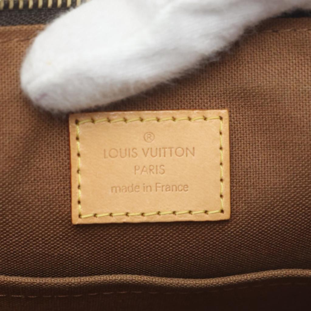 LOUIS VUITTON Popincourt Haut Tote Bag Monogram canvas Brown Women M40007 Used