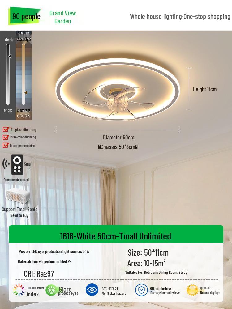 Cloud Lamp for Children's Room - Nordic Ceiling Fan Lamp