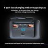 4-Ports Car Charger Outlet Panel Wall Mount With Switch 3.1A For Car Bus Truck RV Waterproof Accessories 2025