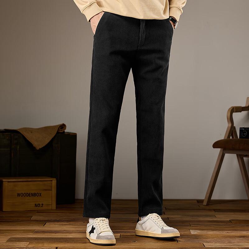 FAPAI Men's Thickened Warm Casual Trousers