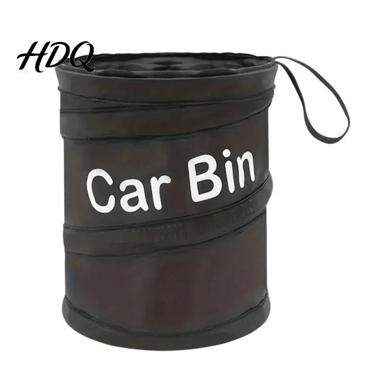 Foldable Garbage Bag Collapsible Car Trash Can Interior Waste Container Waterproof Oxford Multipurpose Snack Organizer Cloth Bin with Lid